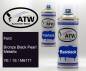 Preview: Ford, Bronze Black Pearl Metallic, YE / 1S / M6171: 400ml Sprühdose + 400ml Klarlack - Set, von ATW Autoteile West.